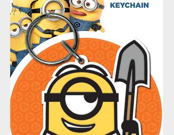 Porte-clés en caoutchouc Minions (Minion Spade) - 5050293386393
