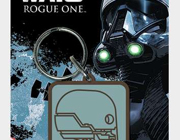 Star Wars Rogue One Rubber Keychain (K-2S0) - 5050293385990