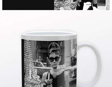 Audrey Hepburn Ceramic Mug (Window) - 5050574224383