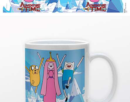 Tazza in ceramica Adventure Time (Principessa Jake e Finn) - 5050574223