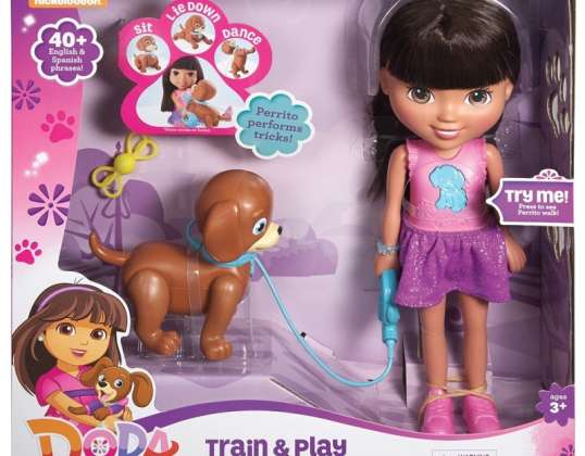 Fisher-Price Dora en Vrienden trainen en spelen Dora en Perrito