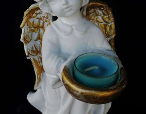 Dekoratív figura vakolat angyal
