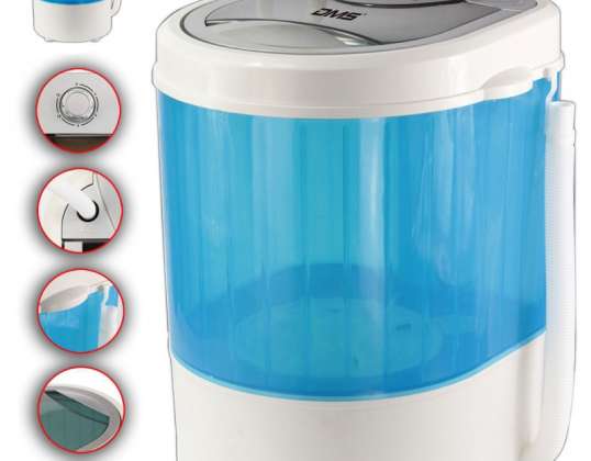 DMS® Camping washing machine 3,5 Kg Mini washing machine spin dryer