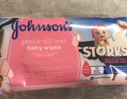 Toallitas húmedas para bebés de Johnson