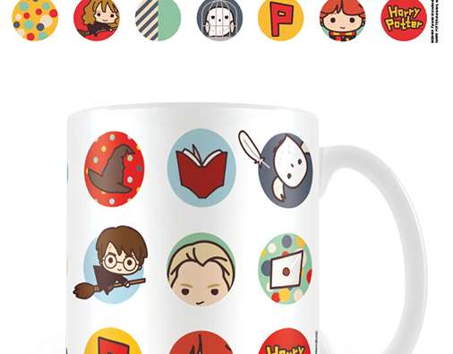 Taza de cerámica de Harry Potter (Kawaii Circles) - 5050574244688