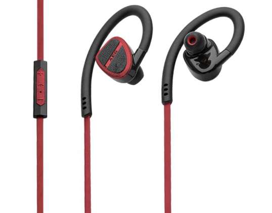AEG Stereo Bluetooth Ohrhörer KH 4232 BT schwarz/rot