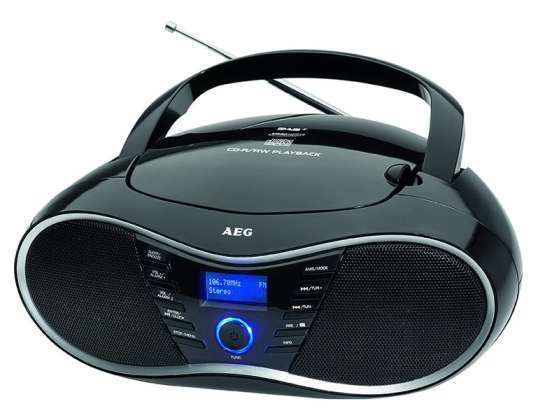 AEG Stereo Radio CD-Player SR 4380 DAB+ Schwarz