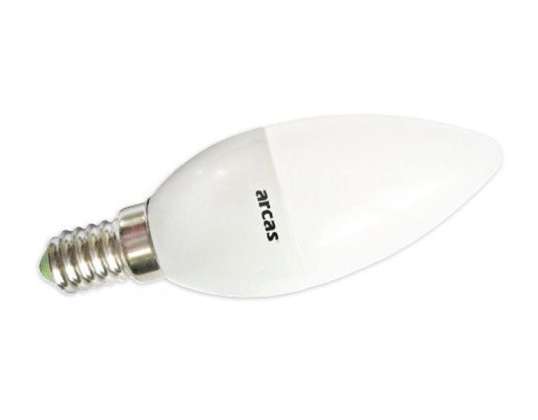 Arcas LED Energy Saving Lamp 6 Watt (=40W) Warm White 3000K E14 (470 Lumens)