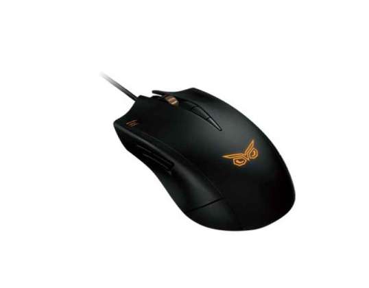 ASUS Strix Claw Dark Edition USB Optical 5000DPI Parempoolsed mustad hiired 90YH00C2-BAUA00