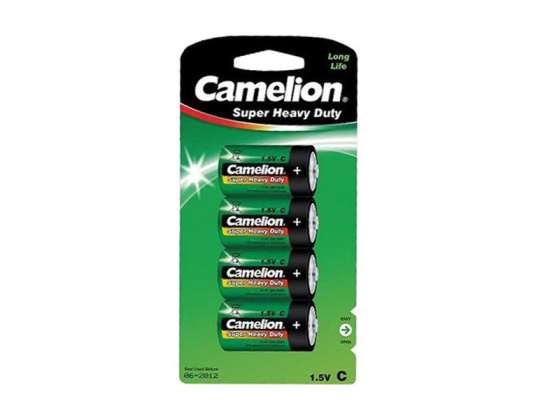 Camelion Super Heavy Duty R14/C baterija (4 kos)