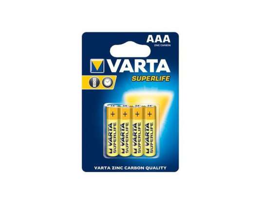 Battery Varta Superlife R03 Micro AAA 4 pcs.