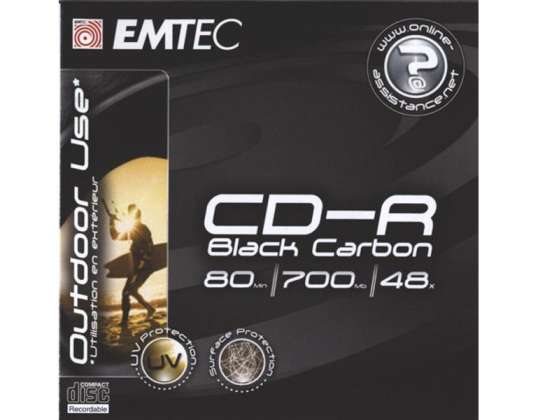 EMTEC CD-R 700MB/80min 48x nopeus - 1er jalokivikotelo