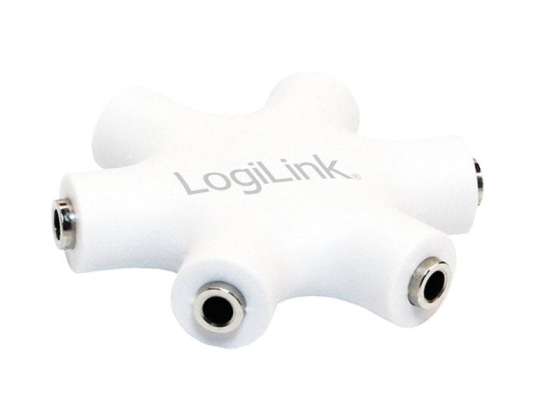 LogiLink Audio Splitter for up to 5 people CA1088 white