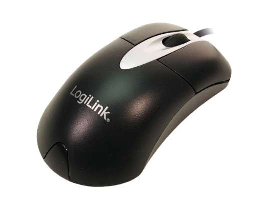 LogiLink Mini USB Mouse Ottico 800DPI Nero ID0011