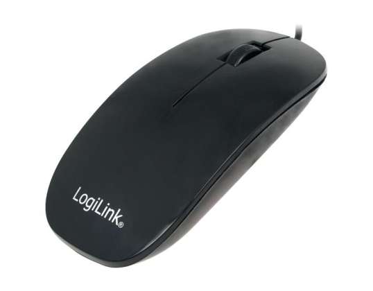 LogiLink Optische USB Maus Schwarz  ID0063