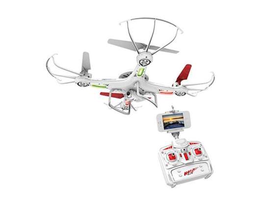 Quad-copter DIYI D6Ci 2.4G 5 csatornás Gyro + kamerával, WiFi (fehér)