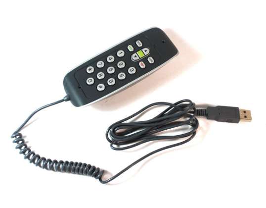 Skype phone with USB port (grey)