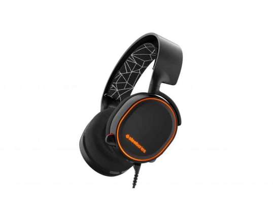 
SteelSeries Arctis 5 Obuuszny pałąk na głowę Czarny zestaw słuchawkowy 61443 
    