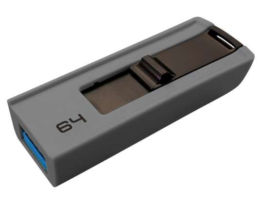 USB FlashDrive 64GB EMTEC Slide 3.0 Blíster Gris