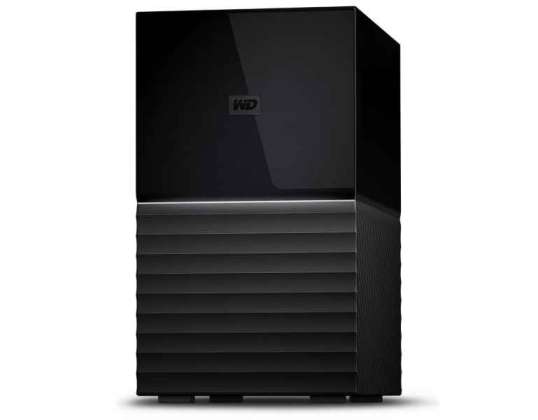 WD My Book Duo 6000GB Schwarz Externe Festplatte WDBFBE0060JBK-EESN