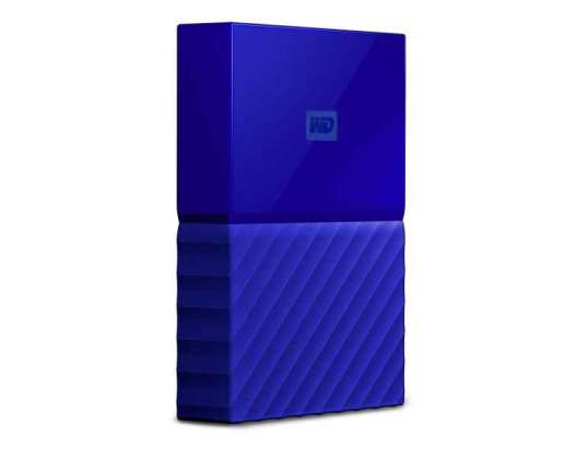 WD My Passport 2000GB albastru hard disk extern WDBYFT0020BBL-WESN