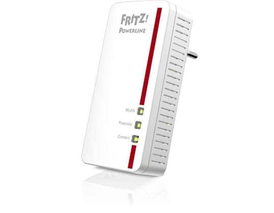 AVM FRITZ! Powerline 1260E 1200Mbit/s Вбудований порт Ethernet Wi-Fi Білий 1шт(e) 20002789
