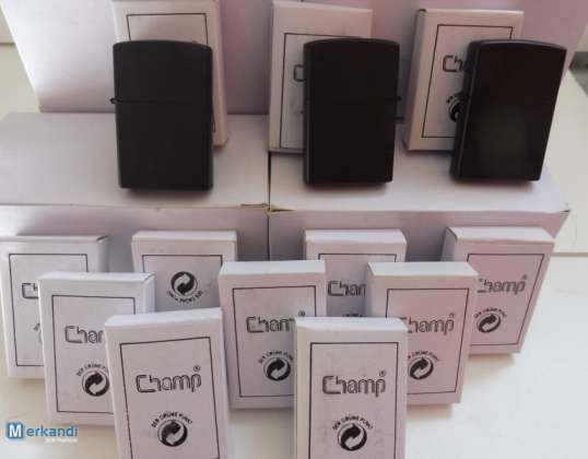 Zippo Champs Style Lighters Lot in original packaging
