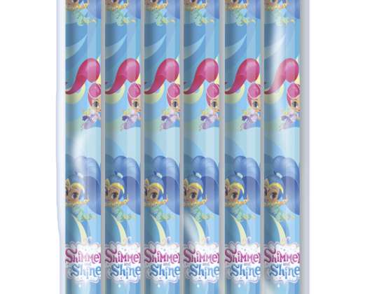 Ensemble de crayons – 6 pcs. Scintillement et brillance - 8426842056838