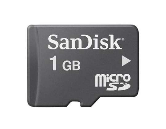 
MicroSD 1GB Sandisk bez adaptera luzem (tylko karta) 
    