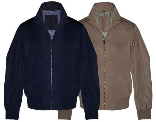 Men's Jackets Ref. 1070 Sizes: M, L, XL, XXL, XXXL. Colors: Navy Blue, Beige.