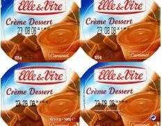 ELLE & VIRE - 4x125g creme dessert caramel elle&vire