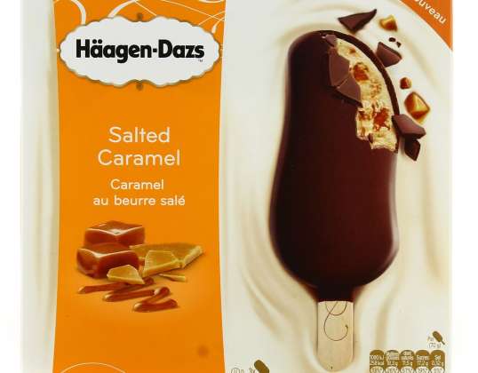 HAAGEN-DAZ - 3 batonnets glaces caramel beurre sale 210g haagen-daz