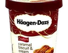 HAAGEN-DAZ - 500ml glace caramel biscuit/creme speculos haagen-daz