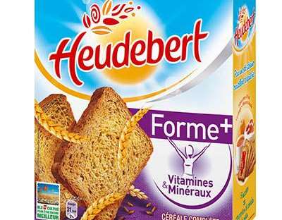 HEUDEBERT - 280g 34 biscotes pacte forme heudebert