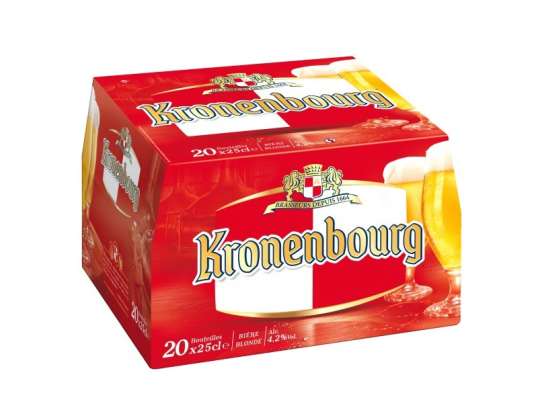 KRONENBOURG - pack 20x25cl biere kronenbourg