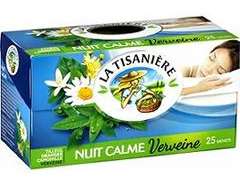 LA TISANIERE - bte 25st infusion nuit calme verveine la tisaniere