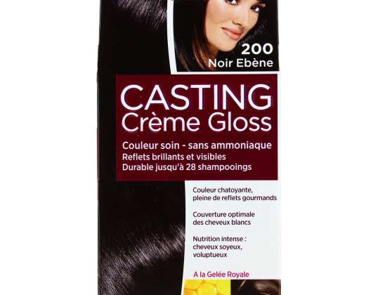 L'OREAL - color gloss noir ebene casting