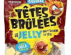 VERQUIN - 220g tete brulee jelly cola verquin