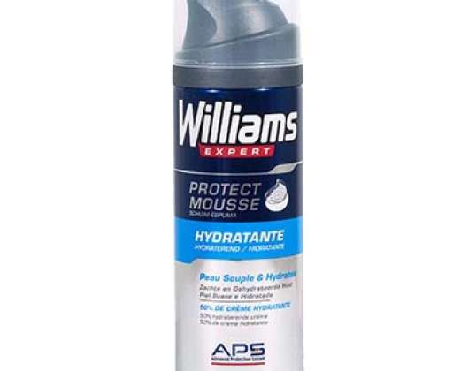 WILLIAMS - 200ml mousse a raser hydratante williams