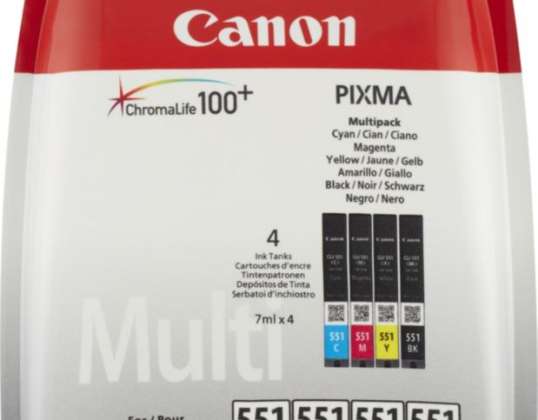 CANON - canon pack cart cl551 c/y/m/n   