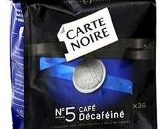CARTE NOIRE - 250g 36 doses cafe moulu decafeine carte noire
