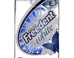 FREEDENT - 70g 5x10 dragees white menthe forte freedent