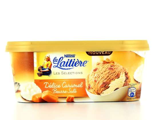 LA LAITIERE - 850ml glace delice caramel la laitiere