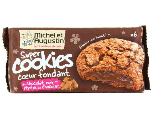 MICHEL & AUGUSTIN - 180g cookies coeur tout chocolat  michel & augustin