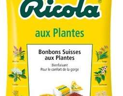 RICOLA - 116g bonbons sucre plantes ricola