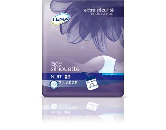 TENA - 7 protections lady silhouette nuit large tena