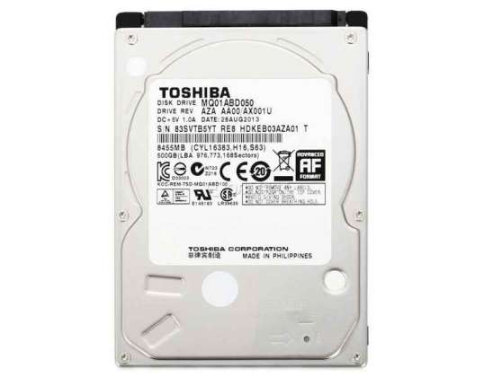 
Toshiba 500 SATA 3GB/S 5.4 25 95MM - твърд диск - сериен ATA MQ01ABD050 
    