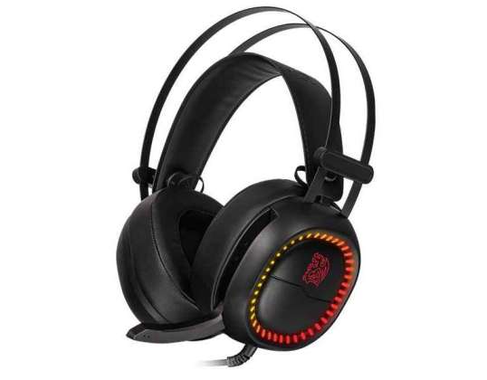 Tt eSPORTS SHOCK PRO RGB Biaural Headset Preto HT-HSE-ANECBK-23