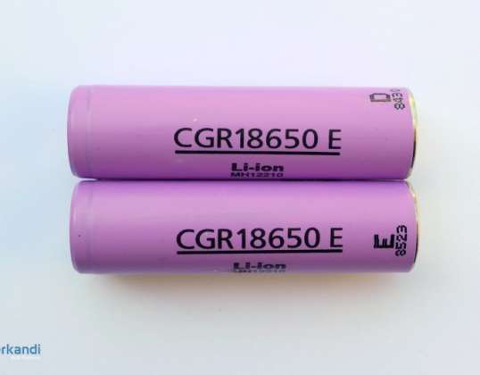 Batterie  Li-ion 18650 Panasonic CGR18650E 3,7V 2550 mAh