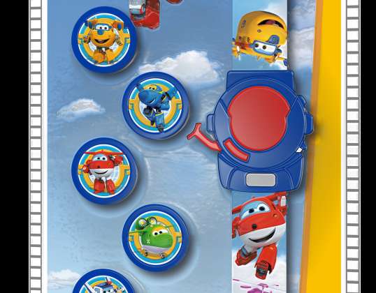 Wristwatch with 6 Superwings Flying Discs - 8435333877999